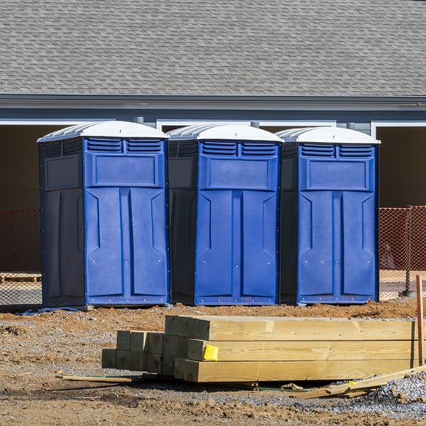 what is the cost difference between standard and deluxe portable toilet rentals in Stetsonville WI